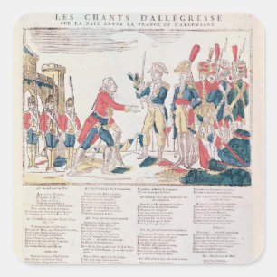 Songs of Rejoicing for the Peace Square Sticker