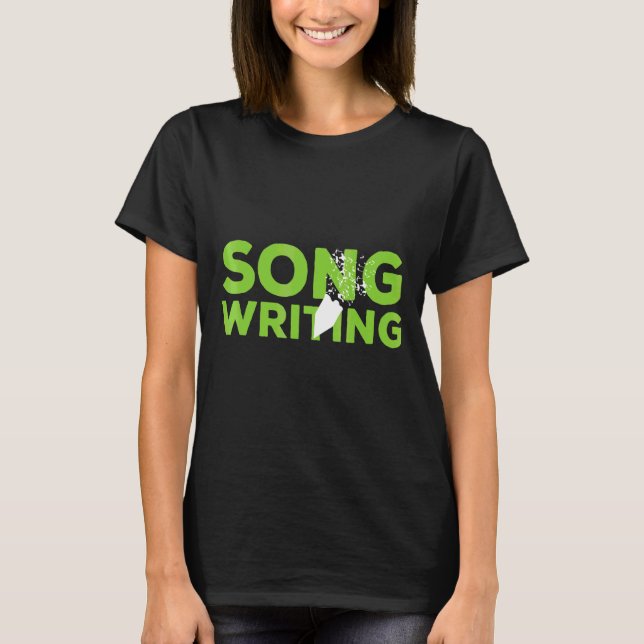 Songwriting Hobby With Shadow Inside T-Shirt (Front)