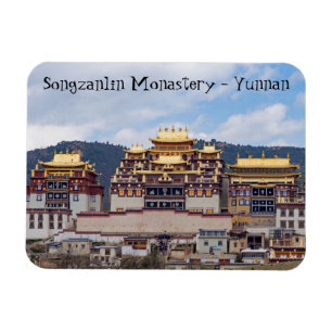 Songzanlin Tibetan Monastery - Yunnan, China Magnet