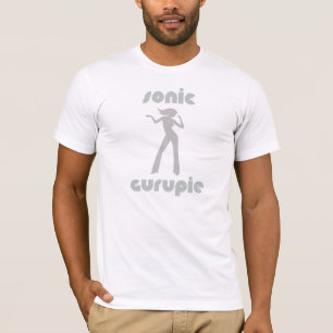 Sonic Gurupie - Grey on Transparent T-Shirt