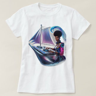 Sonic Navigator: DJ Steering Through Soundwaves T-Shirt