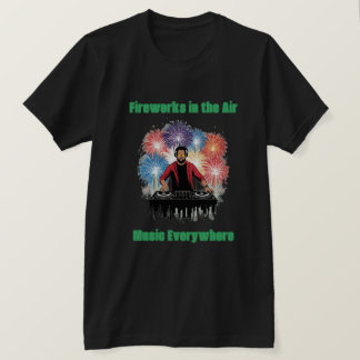 Sonic Pyrotechnics: DJ Firework Extravaganz T-Shirt