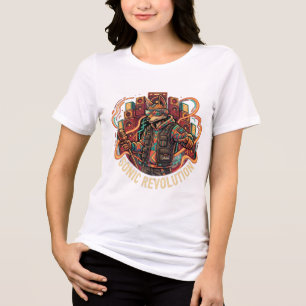 Sonic Revolution Cat T-Shirt Tri-Blend Shirt