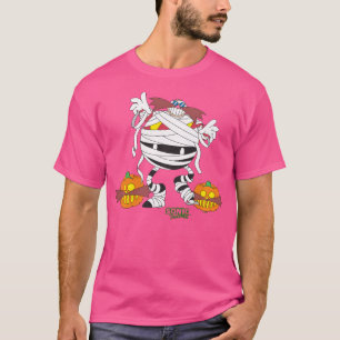 Sonic The Hedgehog Halloween Dr Eggman Mummy Chest T-Shirt