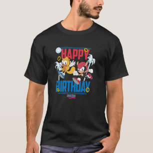 Sonic The Hedgehog Happy Birthday Mighty and Ray B T-Shirt
