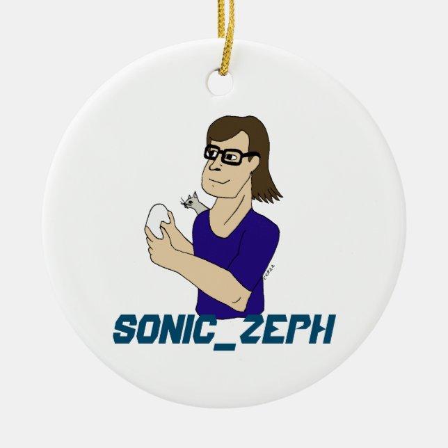 Sonic_Zeph    Ceramic Tree Decoration (Front)