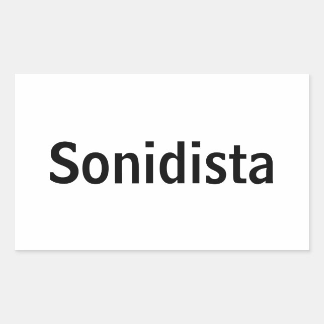 Sonidist Sticker (Front)