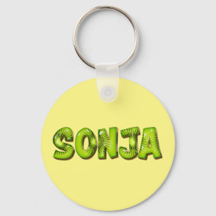 Sonja Name Kiwi Design Keyring