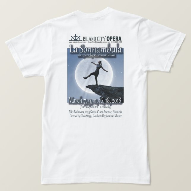 Sonnambula TShirt (Design Back)