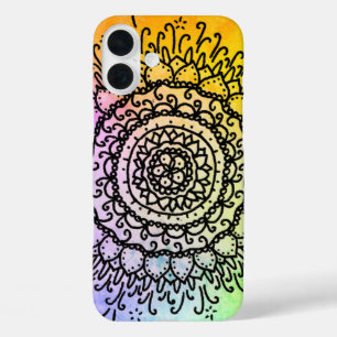 Sonne Mandala iPhone 16 Plus Case