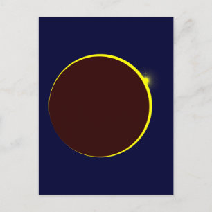 Sonnenfinsternis Eclipse Postcard