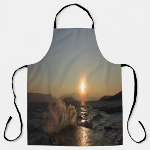 Sonnenuntergang mit Brandung in Kroatien Apron