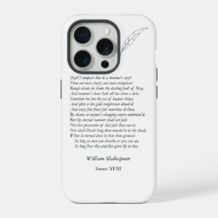Sonnet # 18 by William Shakespeare iPhone 15 Pro Case