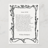 Sonnet # 18 by William Shakespeare