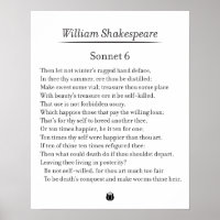 Sonnet 6 by William Shakespeare