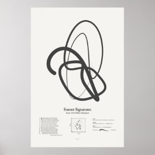 Sonnet Signatures: Sonnet 18 Poster