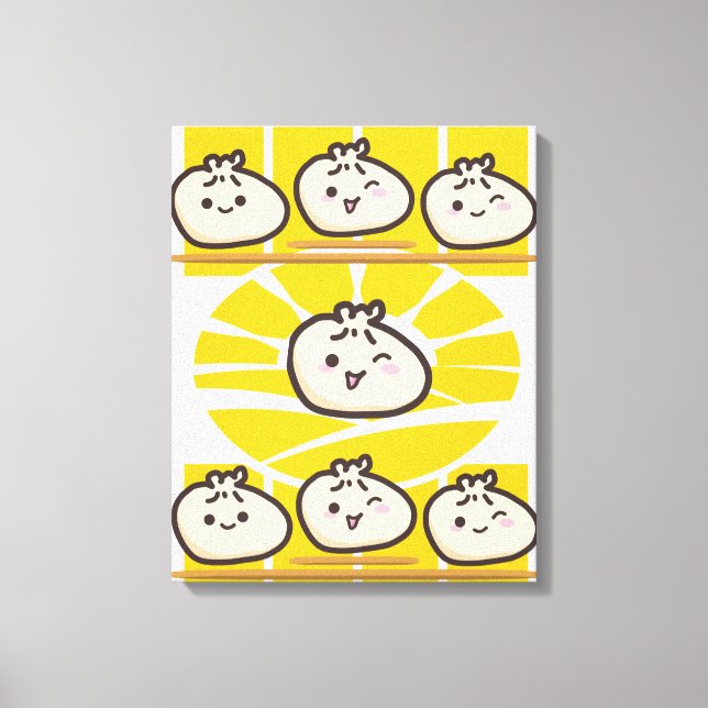 sonnige dim sum knödel  canvas print (Front)