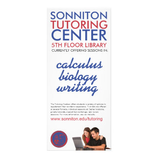Sonniton Tutoring Centre Rack Card