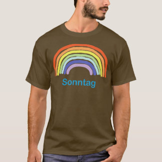 Sonntag Sunday Rainbow T-Shirt