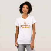 SONNY Groovy Bride Retro 70's Hippie Bachelorette  T-Shirt (Front Full)