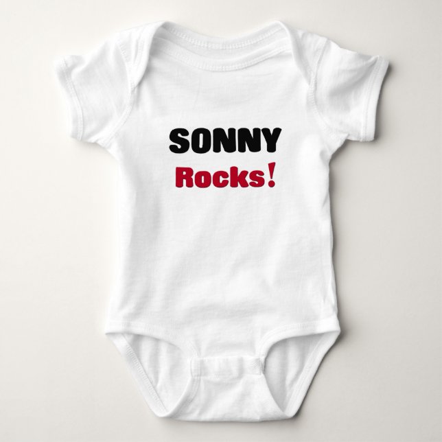 Sonny Rocks Baby Bodysuit (Front)