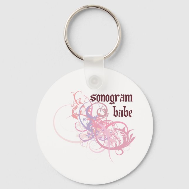 Sonogram Babe Key Ring (Front)