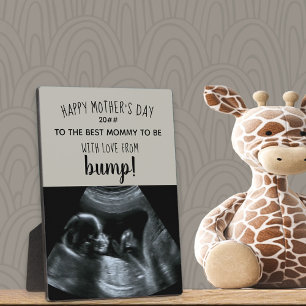 Sonogram Photo Best Mummy to Be from Bump Plaque