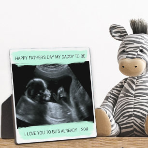 Sonogram Photo Daddy to Be I love you Already Plaque