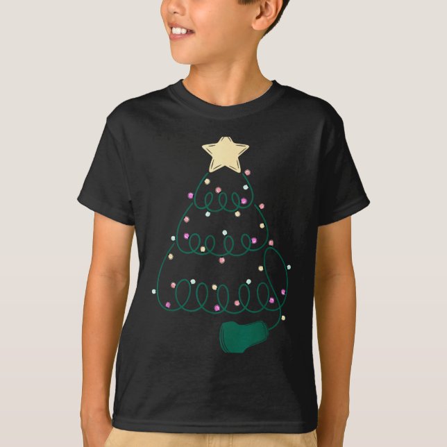 Sonographer Christmas Tree Ultrasound Mfm Sonograp T-Shirt (Front)