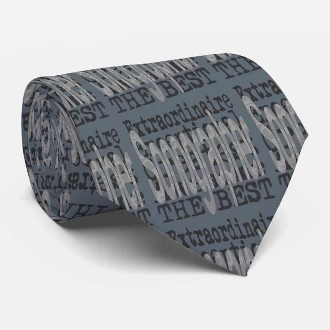Sonographer Extraordinaire Tie (Rolled)