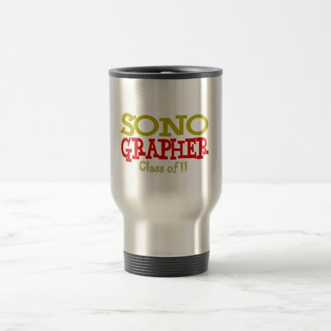 Sonographer Gifts Travel Mug (Center)