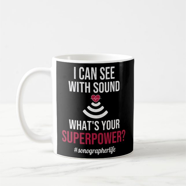 Sonographer Sonography Student Sonographer Coffee Mug (Left)