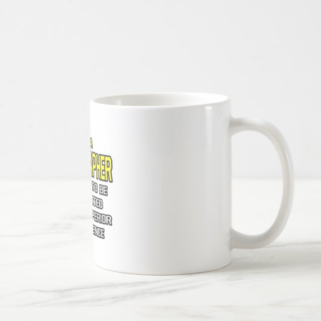 Sonographer...Superior Intelligence Coffee Mug (Right)