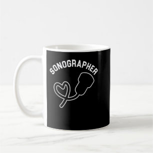 Sonographer Ultrasound Echography Sonography Hospi Coffee Mug