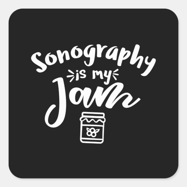 Sonographer, Ultrasound tech gift idea Square Sticker (Front)