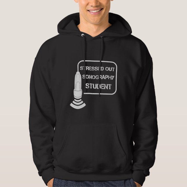 Sonographer Ultrasound Technician Gift Idea Hoodie (Front)