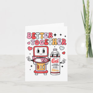 Sonographer Valentines Day Ultrasound Technologist Card