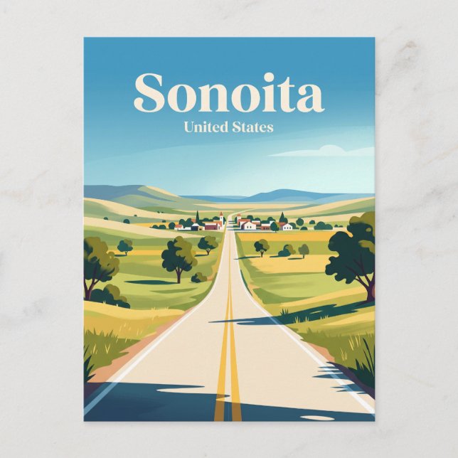Sonoita Highway Arizona Postcard (Front)