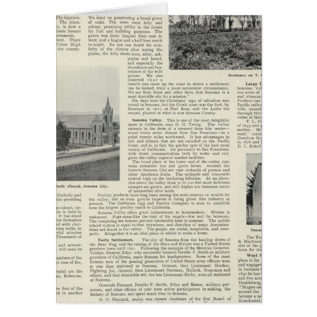 Sonoma, California (Front)