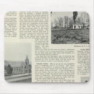 Sonoma, California Mouse Pad