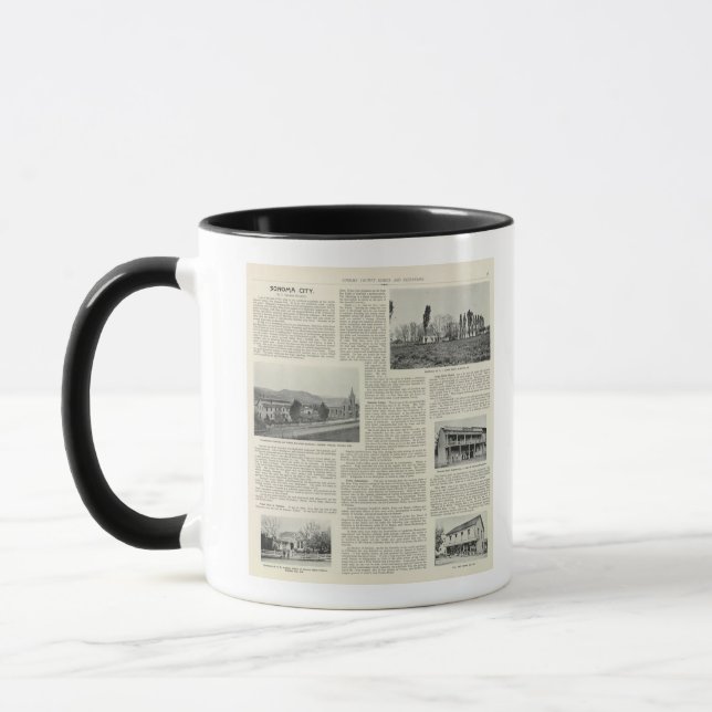 Sonoma, California Mug (Left)