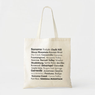 Sonoma Canvas Wine Tote Bag