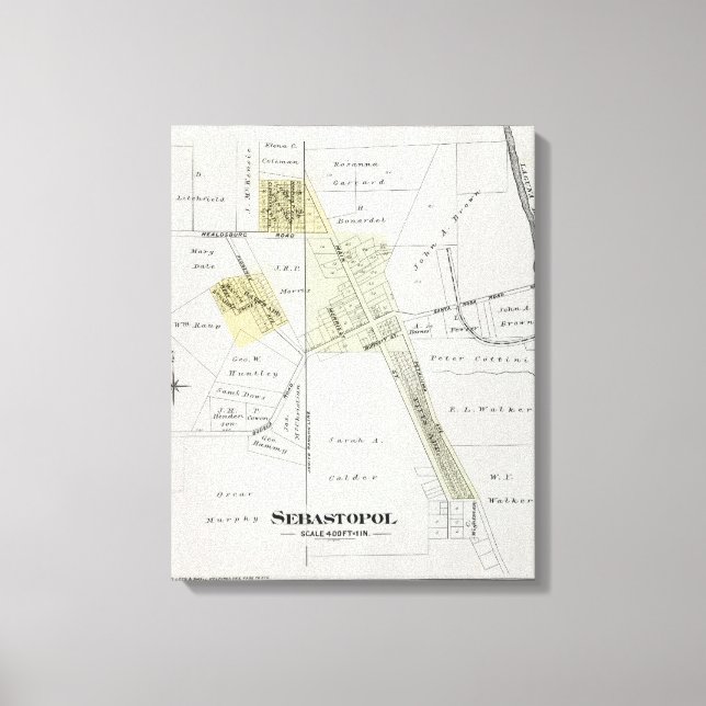 Sonoma County, California 17 Canvas Print (Front)