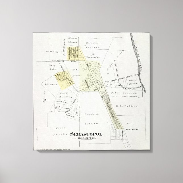 Sonoma County, California 17 Canvas Print (Front)