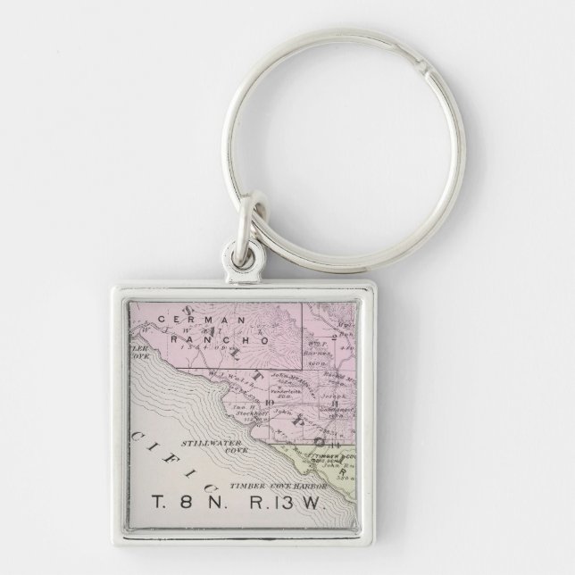 Sonoma County, California 17 Key Ring (Front)