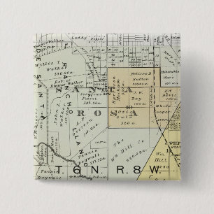 Sonoma County, California 22 15 Cm Square Badge