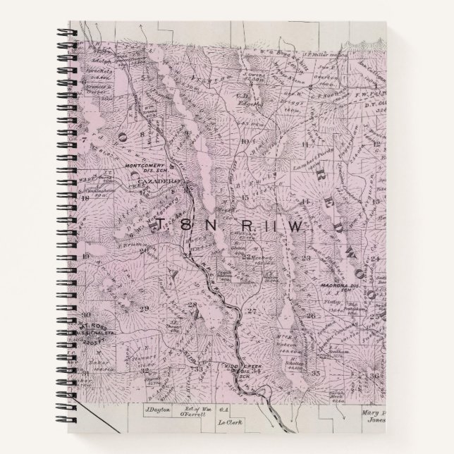 Sonoma County, California 4 2 Notebook (Front)