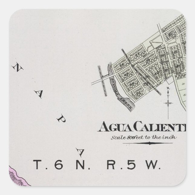 Sonoma County, California 6 Square Sticker (Front)