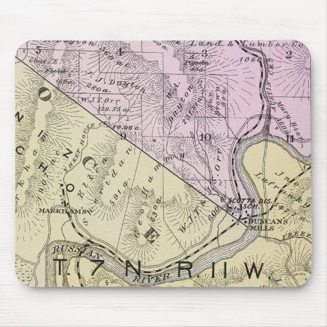 Sonoma County, California 8 Mouse Pad (Front)