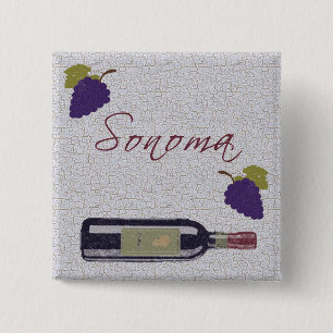 Sonoma Magnet 15 Cm Square Badge